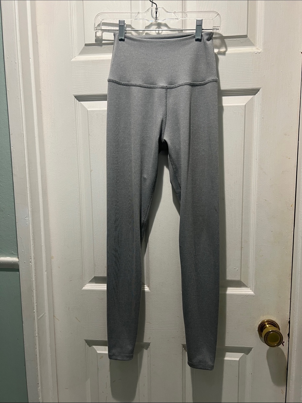 Beyond Yoga Heather Gray High-Rise Leggings